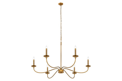 Z-Lite Arrington Chandelier 42 inch Rubbed Brass | Lighting House Orillia