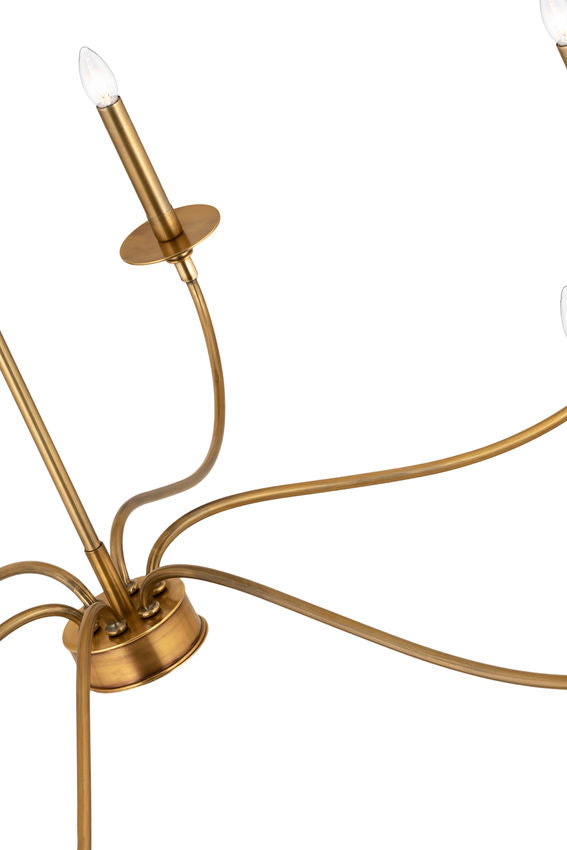 Z-Lite Arrington Chandelier 42 inch Rubbed Brass | Lighting House Orillia