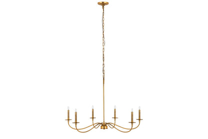 Z-Lite Arrington Chandelier 42 inch Rubbed Brass | Lighting House Orillia
