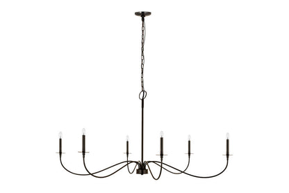 Z-Lite Arrington Chandelier 63 inch Matte Black | Lighting House Orillia