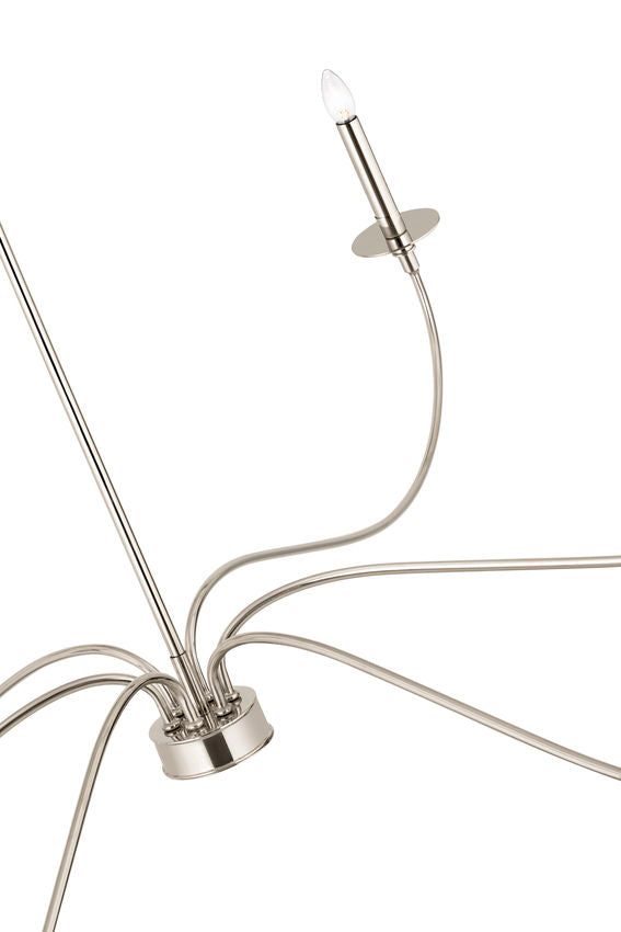 Z-Lite Arrington Chandelier 63 inch Polished Nickel | Lighting House Orillia