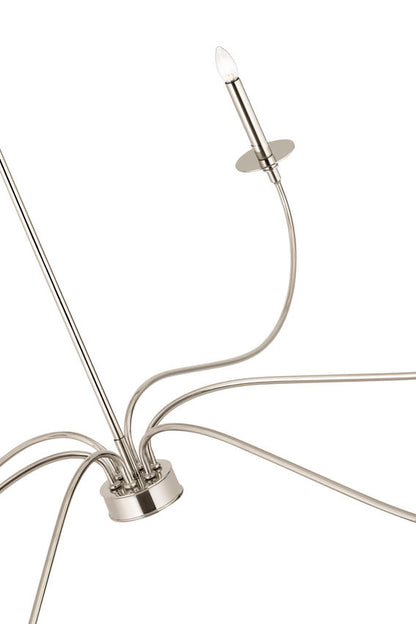 Z-Lite Arrington Chandelier 63 inch Polished Nickel | Lighting House Orillia