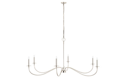 Z-Lite Arrington Chandelier 63 inch Polished Nickel | Lighting House Orillia