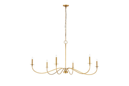 Z-Lite Arrington Chandelier 63 inch Rubbed Brass | Lighting House Orillia