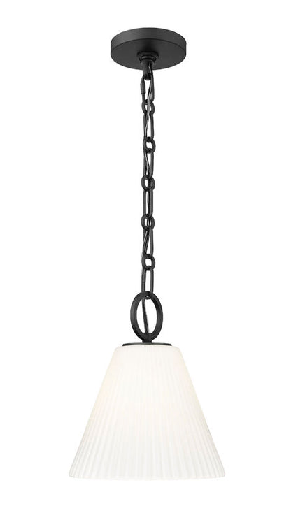 Z-Lite Alaric Pendant 10 inch Matte Black | Lighting House Orillia