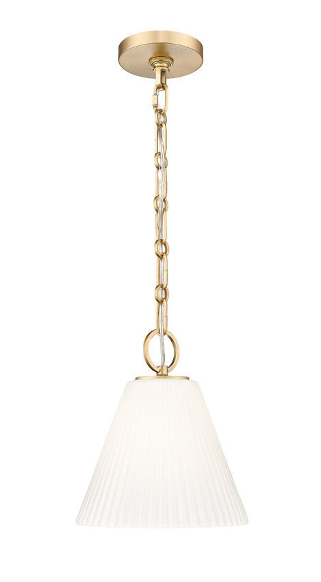 Z-Lite Alaric Pendant 10 inch Modern Gold | Lighting House Orillia
