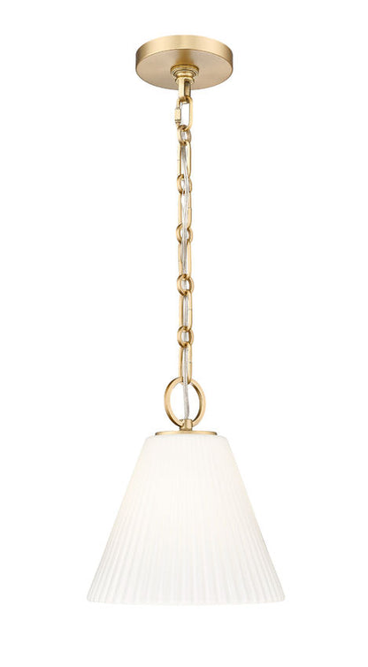 Z-Lite Alaric Pendant 10 inch Modern Gold | Lighting House Orillia