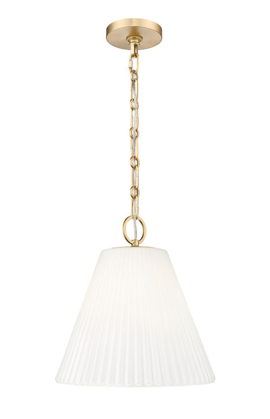 Z-Lite Alaric Pendant 14 inch Modern Gold | Lighting House Orillia