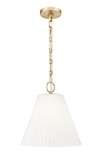 Z-Lite Alaric Pendant 14 inch Modern Gold | Lighting House Orillia