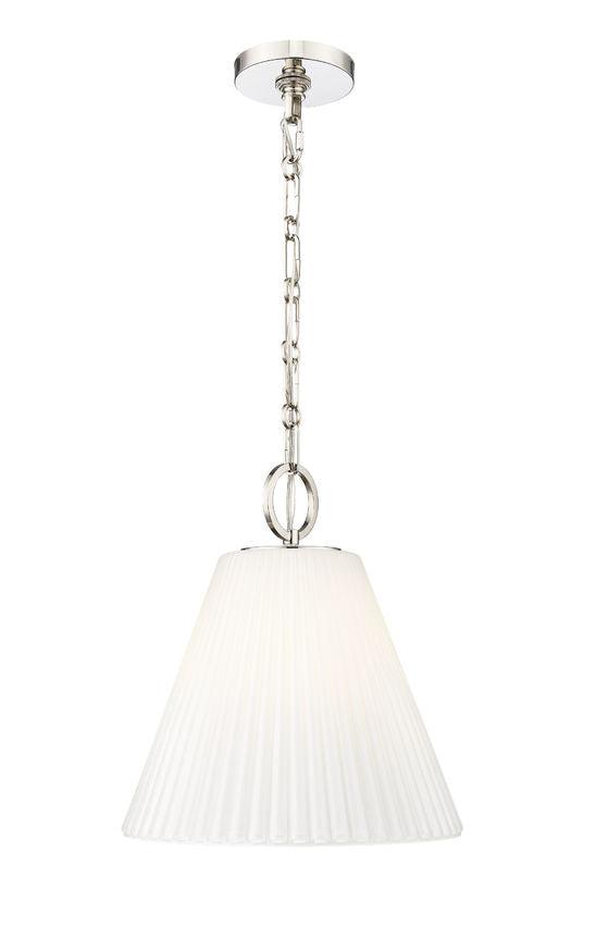 Z-Lite Alaric Pendant 14 inch Polished Nickel | Lighting House Orillia