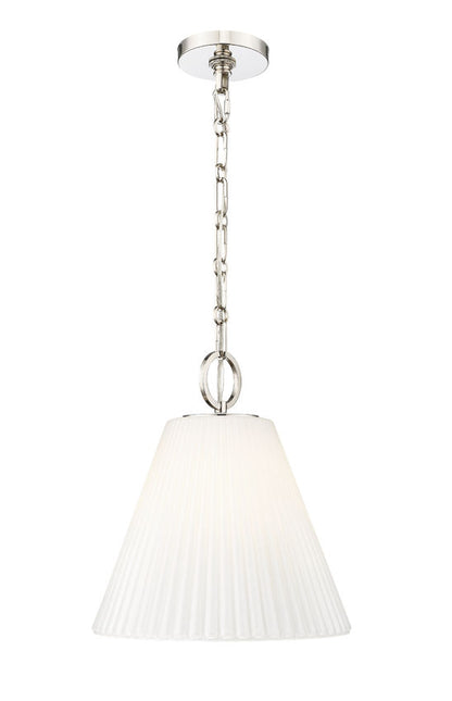 Z-Lite Alaric Pendant 14 inch Polished Nickel | Lighting House Orillia