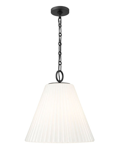 Z-Lite Alaric Pendant 18 inch Matte Black | Lighting House Orillia