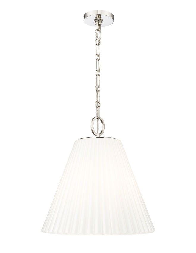 Z-Lite Alaric Pendant 18 inch Polished Nickel | Lighting House Orillia
