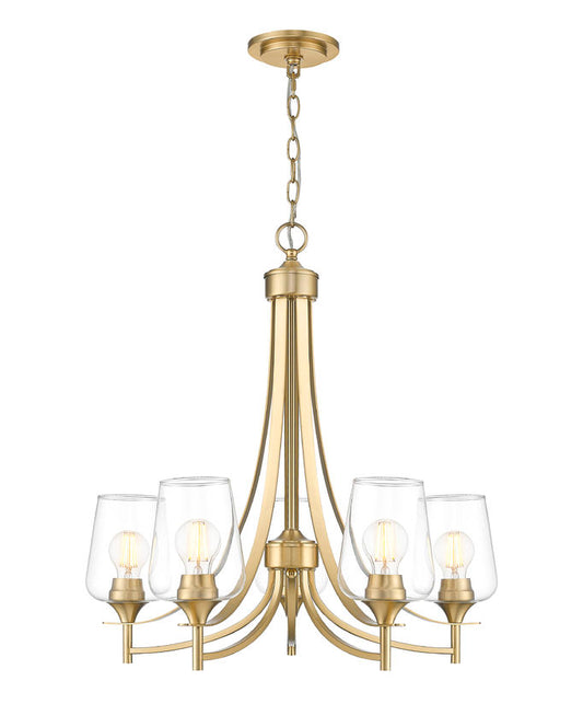 Z-Lite Joliet Chandelier Burnished Brass | Lighting House Orillia