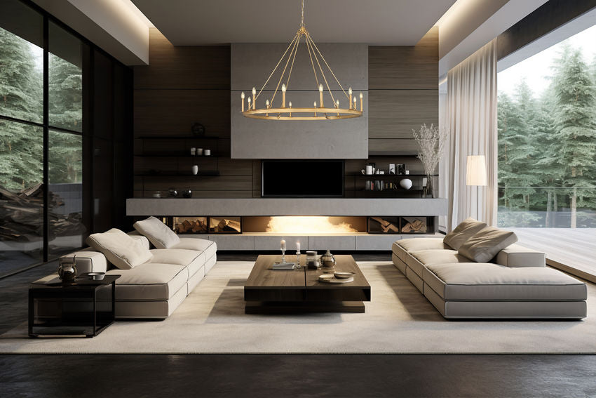 Z-Lite Barclay 12-Light Chandelier Rubbed Brass | Lighting House Orillia
