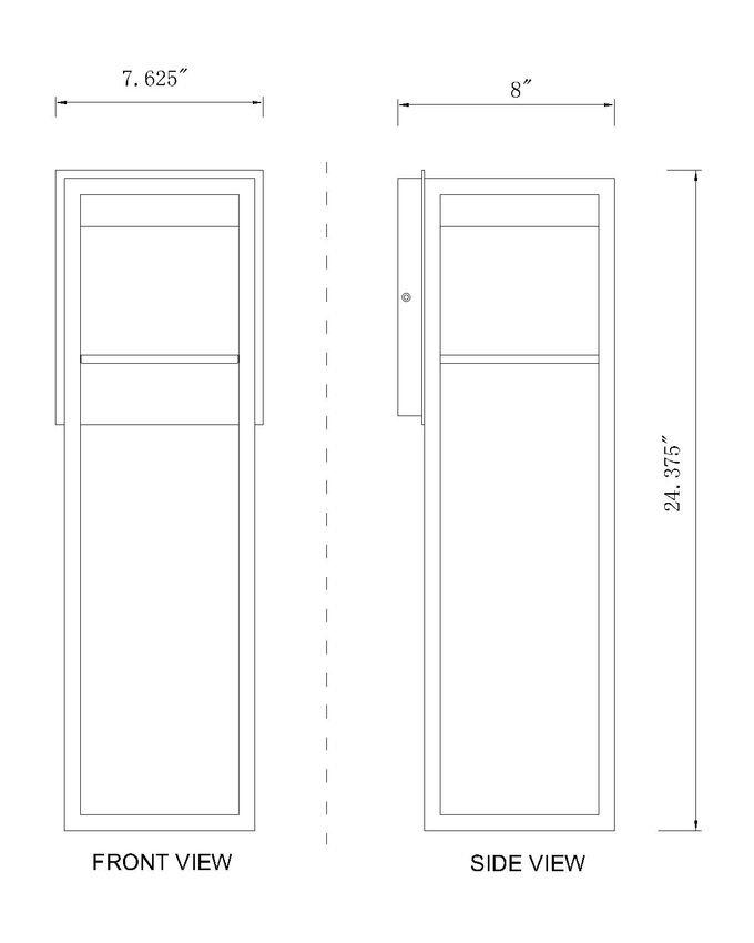 Z-Lite Barwick Outdoor Wall Sconce Large | Lighting House Orillia