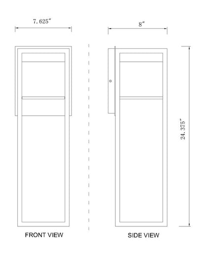 Z-Lite Barwick Outdoor Wall Sconce Large | Lighting House Orillia