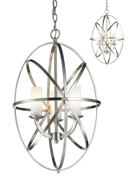 Z-Lite Aranya 3-Light Chandelier Brushed Nickel | Lighting House Orillia