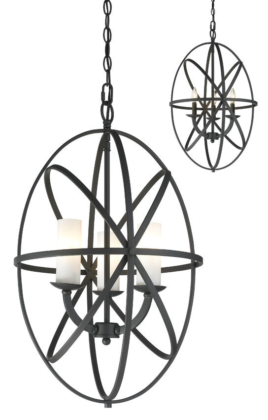 Z-Lite Aranya 3-Light Chandelier Bronze | Lighting House Orillia