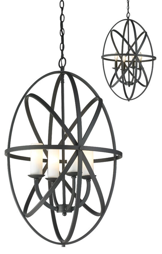 Z-Lite Aranya 4-Light Mini Chandelier Bronze | Lighting House Orillia