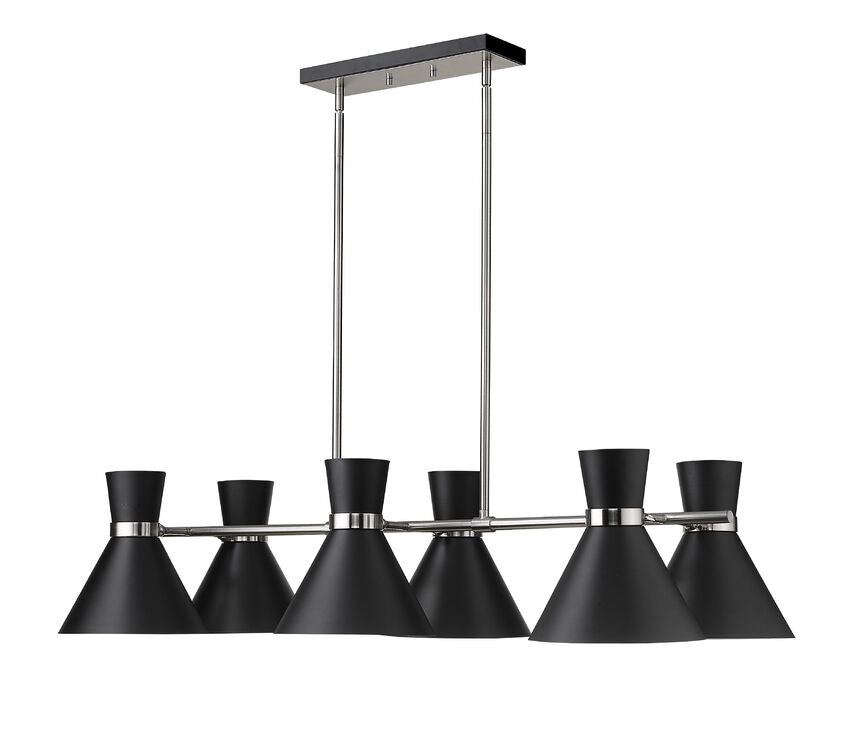 Z-Lite Soriano Linear Chandelier Brushed Nickel | Lighting House Orillia