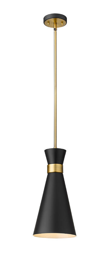 Z-Lite Soriano Pendant 8 inch Heritage Brass | Lighting House Orillia