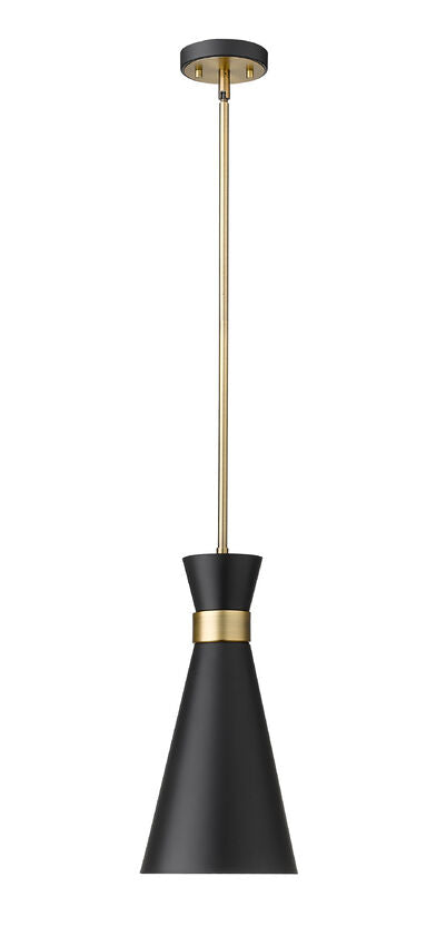 Z-Lite Soriano Pendant 8 inch Heritage Brass | Lighting House Orillia
