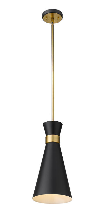 Z-Lite Soriano Pendant 8 inch Heritage Brass | Lighting House Orillia