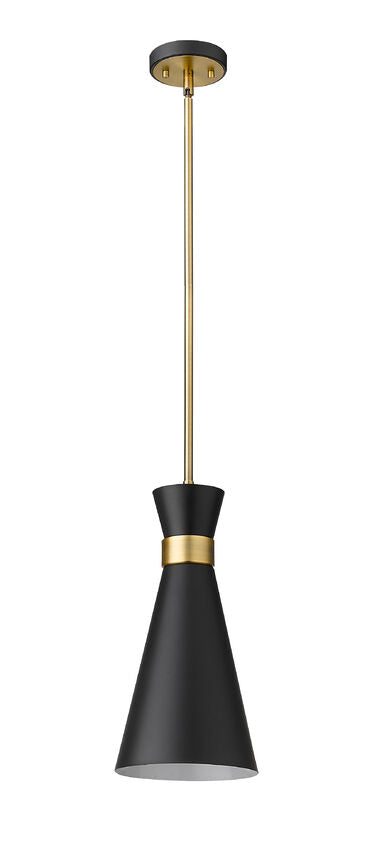 Z-Lite Soriano Pendant 8 inch Heritage Brass | Lighting House Orillia