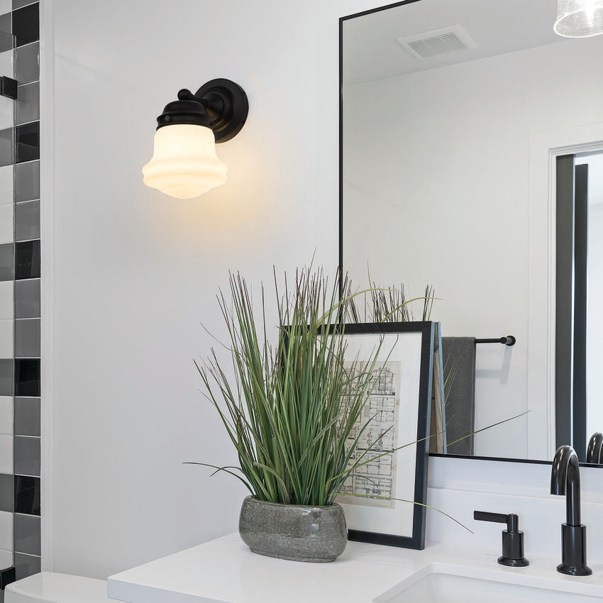 Z-Lite Vaughn Wall Sconce Matte Black - Lighting House Orillia
