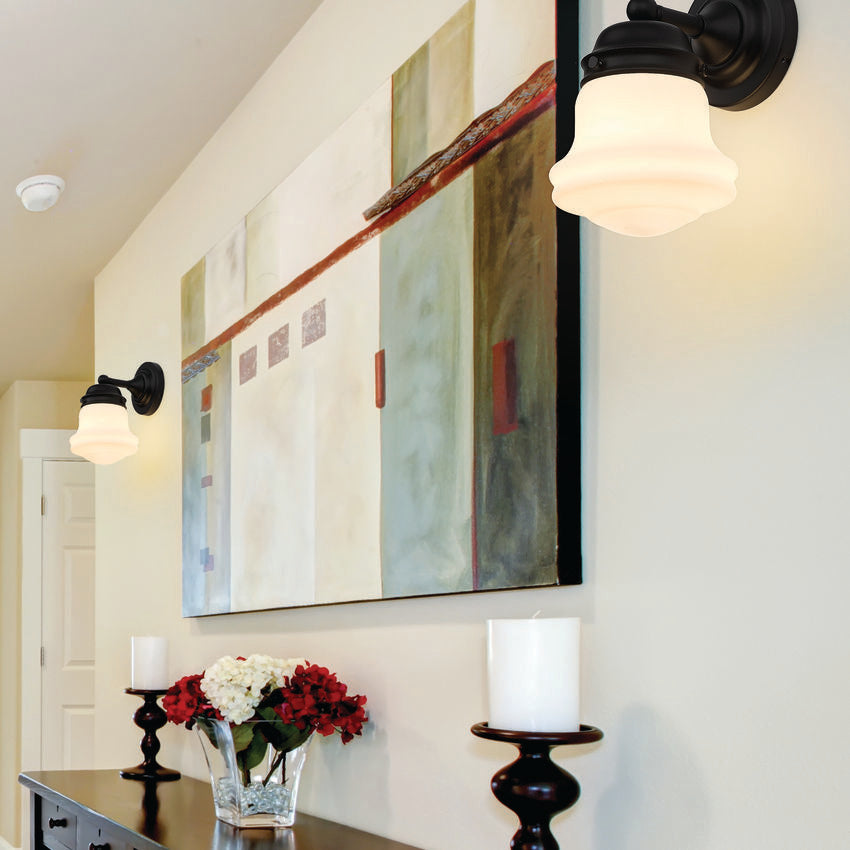 Z-Lite Vaughn Wall Sconce Matte Black - Lighting House Orillia