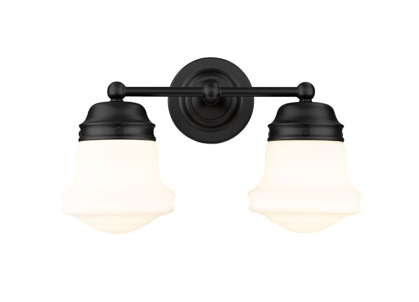 Z-Lite Vaughn Vanity Light Matte Black - Lighting House Orillia