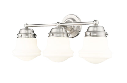 Z-Lite Vaughn Vanity Light 3-Light Brushed Nickel - Lighting House Orillia