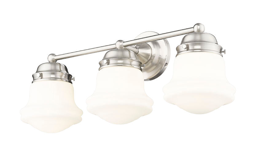 Z-Lite Vaughn Vanity Light 3-Light Brushed Nickel - Lighting House Orillia