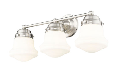 Z-Lite Vaughn Vanity Light 3-Light Brushed Nickel - Lighting House Orillia