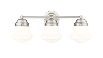 Z-Lite Vaughn Vanity Light 3-Light Brushed Nickel - Lighting House Orillia
