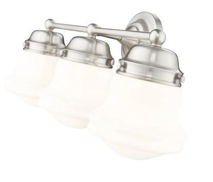 Z-Lite Vaughn Vanity Light 3-Light Brushed Nickel - Lighting House Orillia