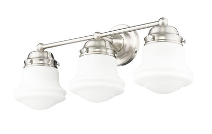 Z-Lite Vaughn Vanity Light 3-Light Brushed Nickel - Lighting House Orillia