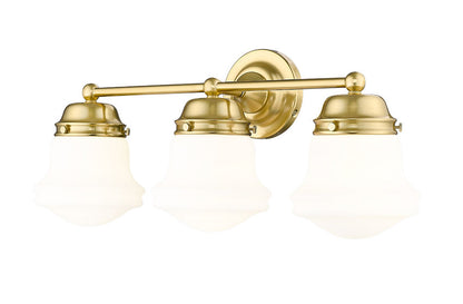 Z-Lite Vaughn Vanity Light 3-Light Luxe Gold - Lighting House Orillia