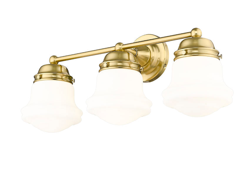 Z-Lite Vaughn Vanity Light 3-Light Luxe Gold - Lighting House Orillia