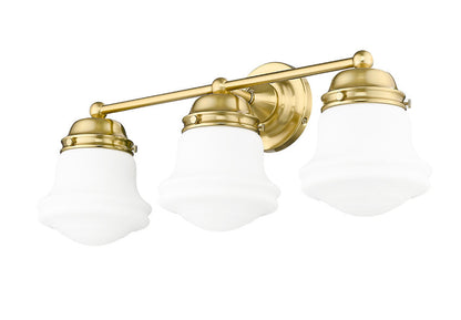 Z-Lite Vaughn Vanity Light 3-Light Luxe Gold - Lighting House Orillia