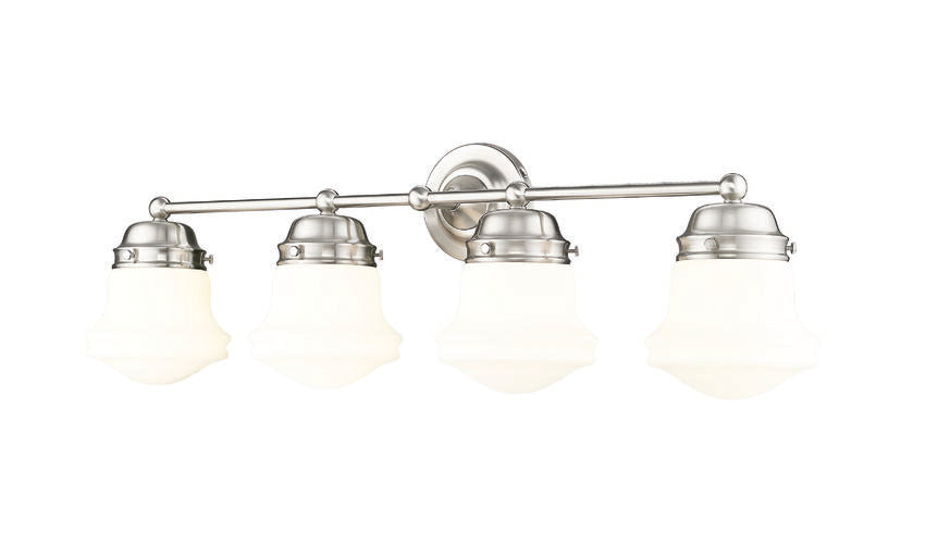 Z-Lite Vaughn Vanity Light 4-Light Brushed Nickel - Lighting House Orillia