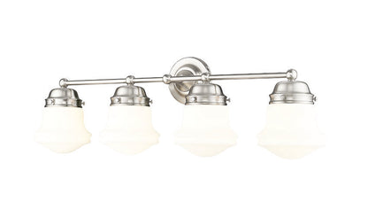 Z-Lite Vaughn Vanity Light 4-Light Brushed Nickel - Lighting House Orillia