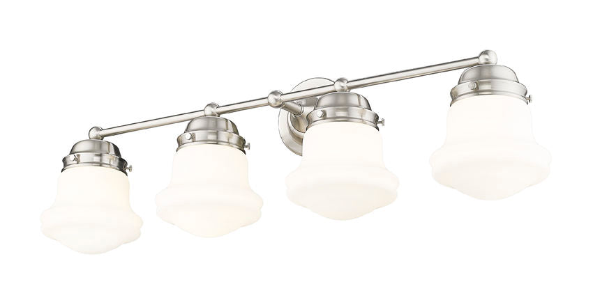 Z-Lite Vaughn Vanity Light 4-Light Brushed Nickel - Lighting House Orillia