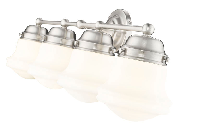 Z-Lite Vaughn Vanity Light 4-Light Brushed Nickel - Lighting House Orillia