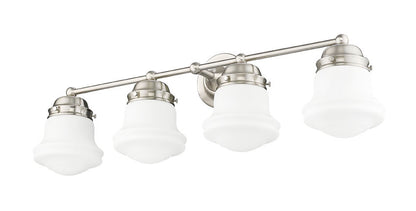 Z-Lite Vaughn Vanity Light 4-Light Brushed Nickel - Lighting House Orillia