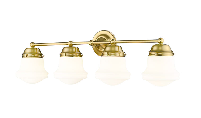 Z-Lite Vaughn Vanity Light 4-Light Luxe Gold - Lighting House Orillia