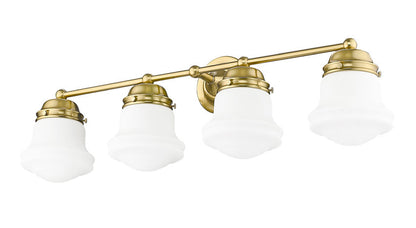 Z-Lite Vaughn Vanity Light 4-Light Luxe Gold - Lighting House Orillia