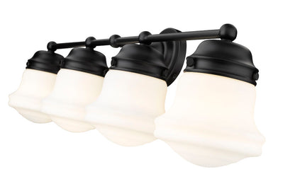Z-Lite Vaughn Vanity Light 4-Light Matte Black - Lighting House Orillia