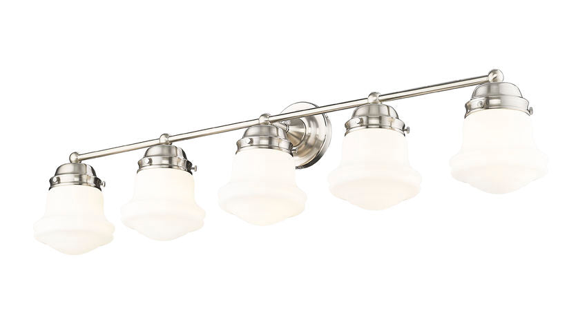 Z-Lite Vaughn Vanity Light 5-Light Brushed Nickel - Lighting House Orillia
